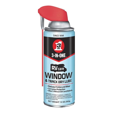 3-In-One 10 oz RV Care Window & Track Dry Lubricant Can 8938128